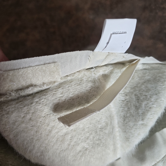 NWT A New Day Brushed Bucket Hat, Cream/ Zebra Print - Picture 6 of 7